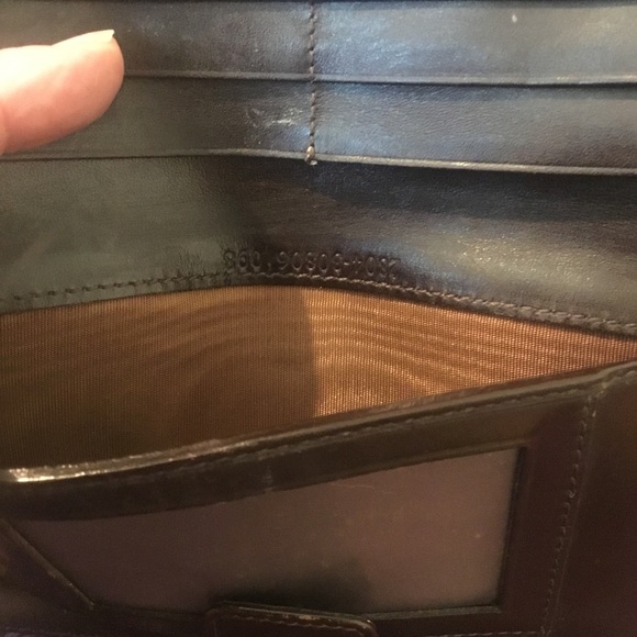 Vintage Authentic FENDI Zucca Bifold Long Wallet Brown Canvas/Leather - Picture 13 of 16